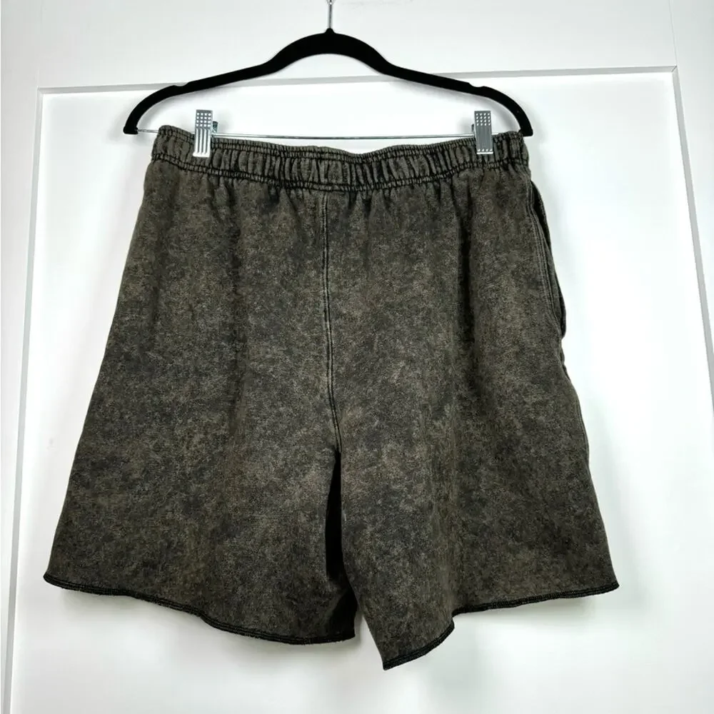 Champion Acid Wash Champion Logo Shorts 6in Size Medium